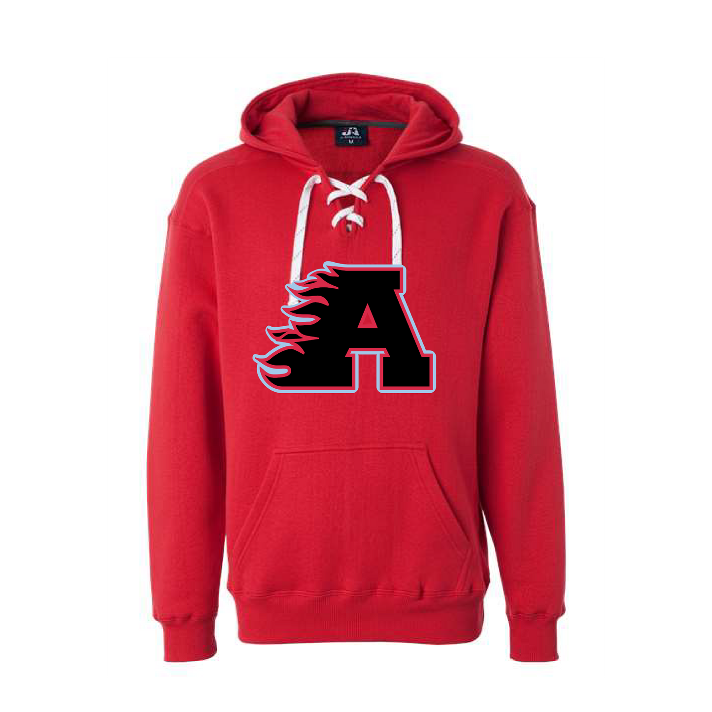 Mens Sport Lace Hooded Sweatshirt